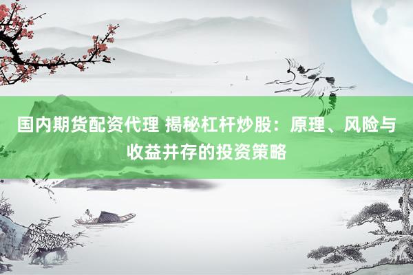 国内期货配资代理 揭秘杠杆炒股：原理、风险与收益并存的投资策略