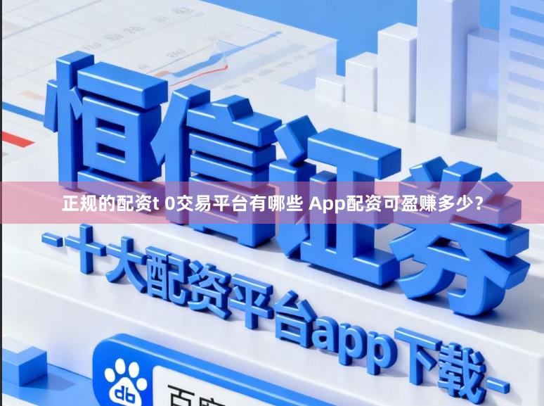 正规的配资t 0交易平台有哪些 App配资可盈赚多少？