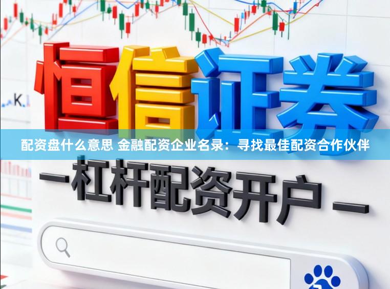 配资盘什么意思 金融配资企业名录：寻找最佳配资合作伙伴